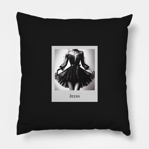 dress aesthetic Pillow by sadieillust