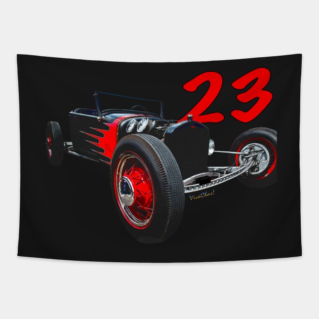 Ford Model T Rat Rod Tapestry by vivachas