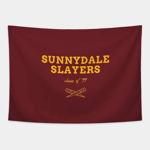 Sunnydale Slayers Badge BTVS Tapestry by likeapeach