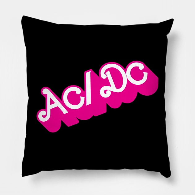 AC/DC x Barbie Pillow by 414graphics