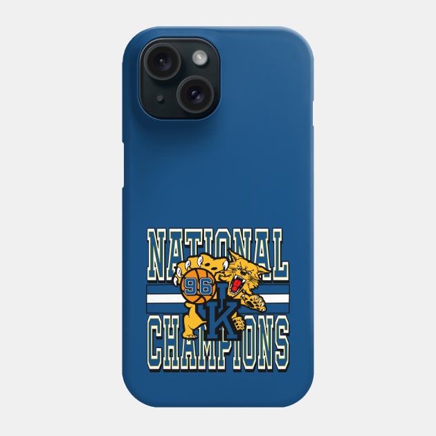 Wildcats '96 Champs! Phone Case by Colonel JD McShiteBurger