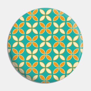 Retro Geometric Pattern Pin