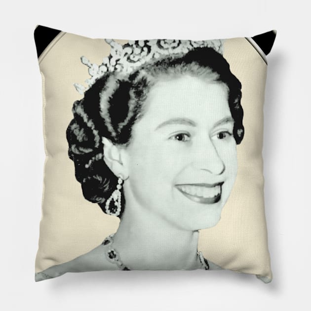 Queen Elizabeth Pillow by Global Creation