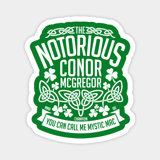 Conor McGregor UFC Champion Crest Magnet by TypeTees