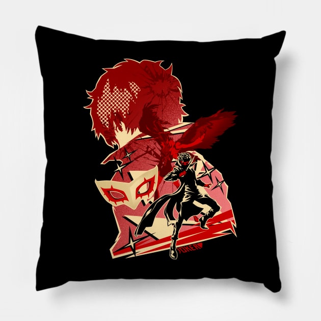 Protagonist Persona 5 Pillow by plonkbeast