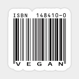 Vegan Barcode Magnet