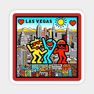 Las Vegas Pop Art Magnet