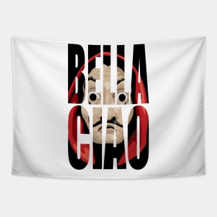 Bella Ciao Heist Print Tapestry