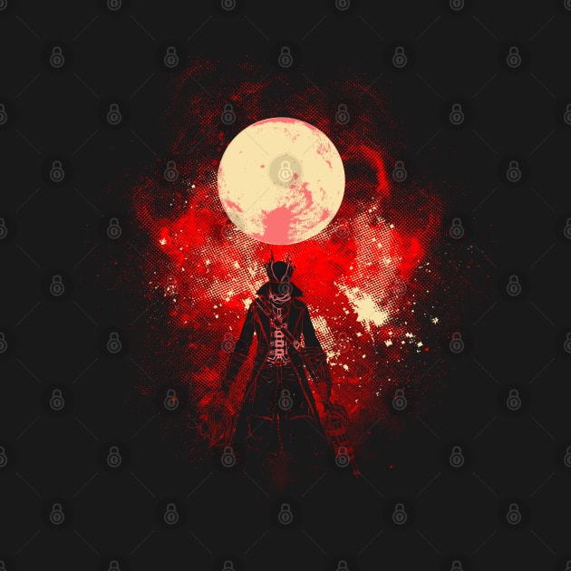 Red Moon Art by Donnie