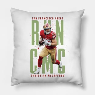 Christian Mccaffrey Aesthetic Tribute 〶 Pillow