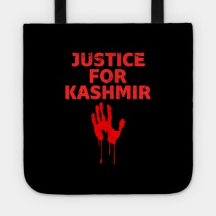 Justice For Kashmir - India Stop This Genocide Free Kashmir Tote