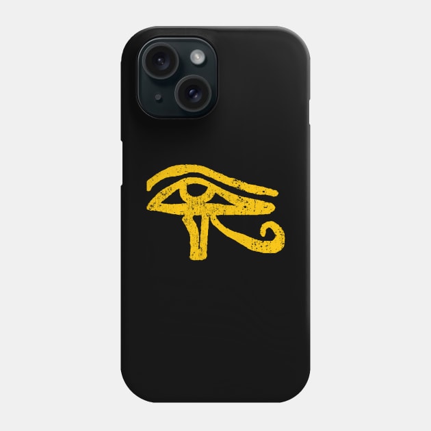 Eye of Horus Hieroglyph Phone Case by hybridgothica