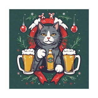 AI Created Christmas Design- Holding Court T-Shirt