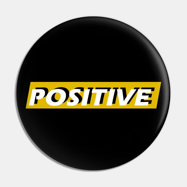 Positive | Motivation and reminder not to lose your head Pin by Abrek Art