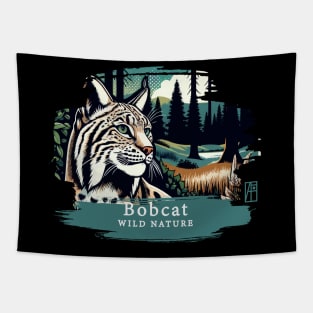 Bobcat - WILD NATURE - BOBCAT -1 Tapestry