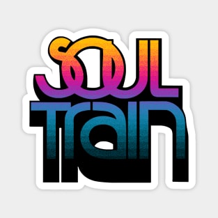 soul train retro gradient Magnet