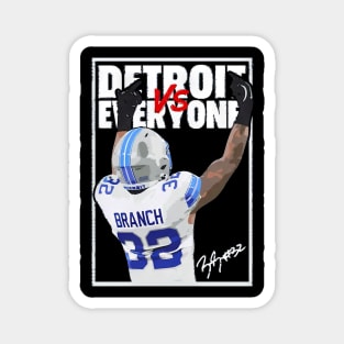 Detroit Lions Vs Everyone Brian Branch - KT #232 Magnet