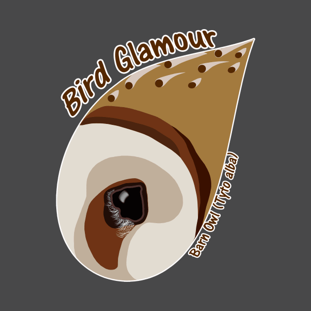 Barn Owl (Large Text) by BirdGlamour