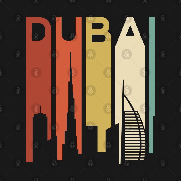 Dubai City Building Skyline Architecture Downtown Hotel United Arab Emirates Desert Gift Men Women by Shirtsurf
