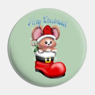 Merry Christmouse Pin