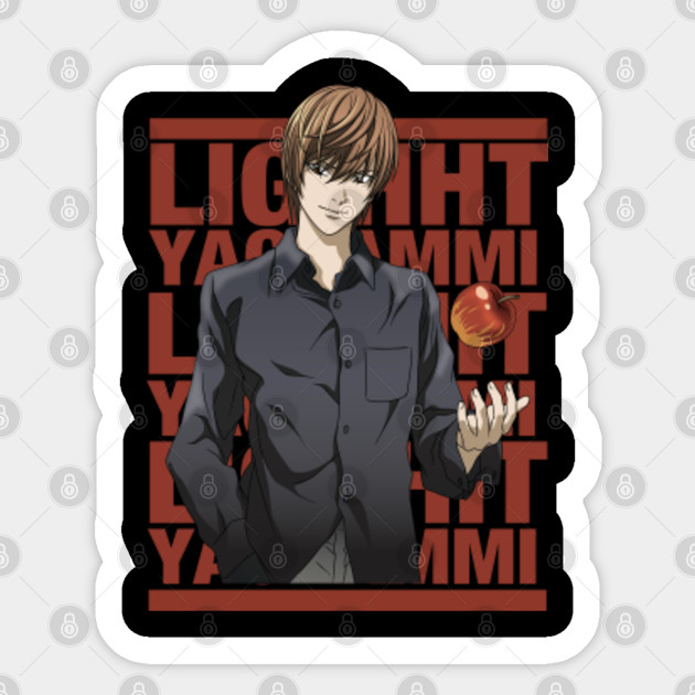 Light Yagami Death Note Death Note Sticker Teepublic