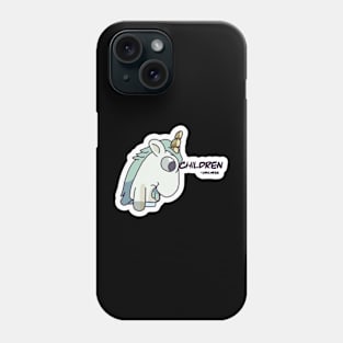 unicorn funny bluey Phone Case