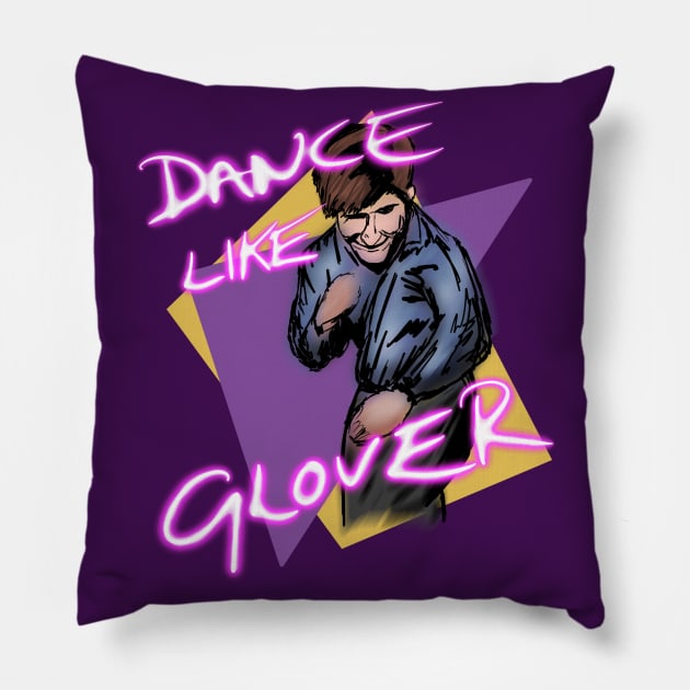 Dance Like Glover Friday The 13th Pillow by Jamie Collins