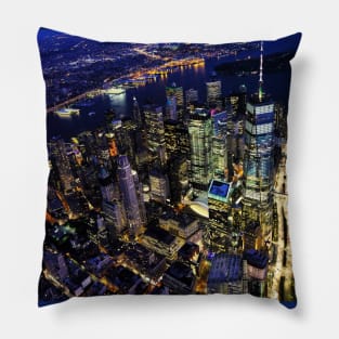 New York  City skyline view <3 !! Pillow