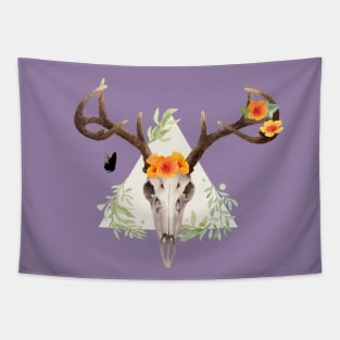 Autmun Skull | Halloween Friends Tapestry