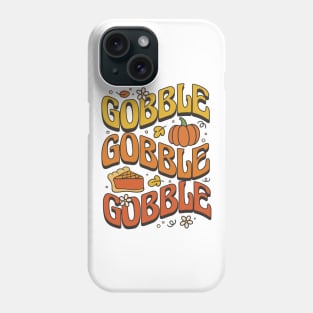 Thanksgiving Delight Typography Phone Case