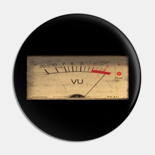 db level decibel meter vintage audio vu volume analog panel Pin