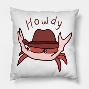 Cowboy crab Pillow