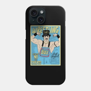 Buff Bagwell Hat Wrestling // Just Say No To Drugs Phone Case