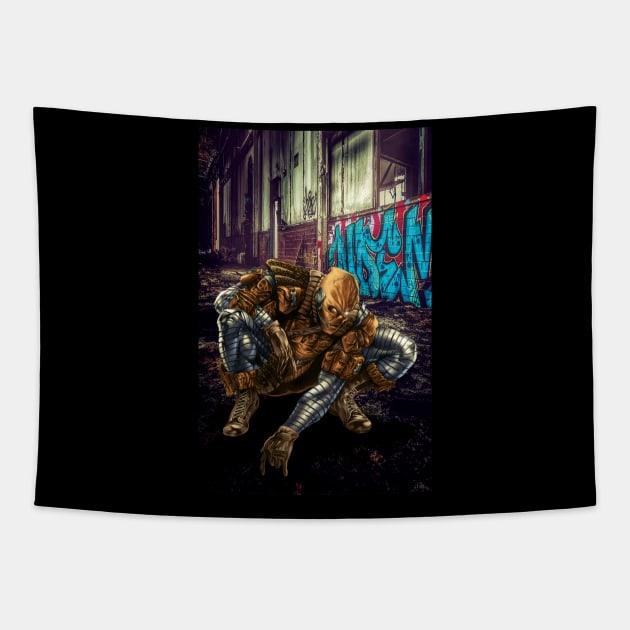 Pouches Crouch Potato Tapestry by kylewillis