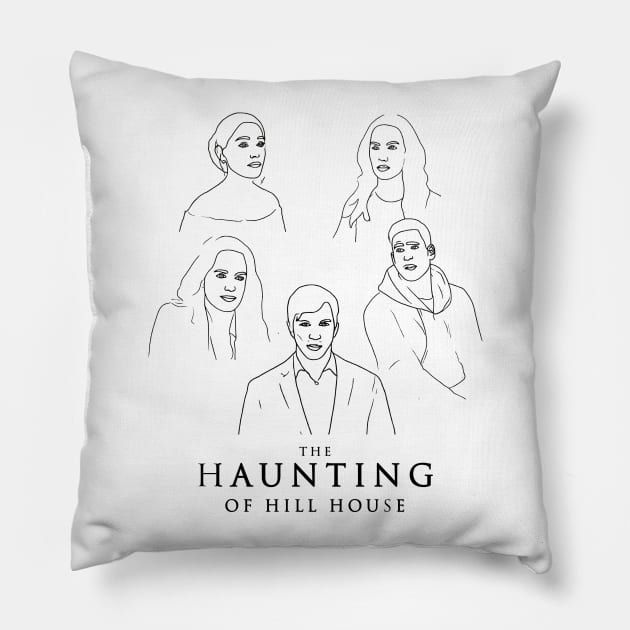 haunting of hill house Pillow by aluap1006