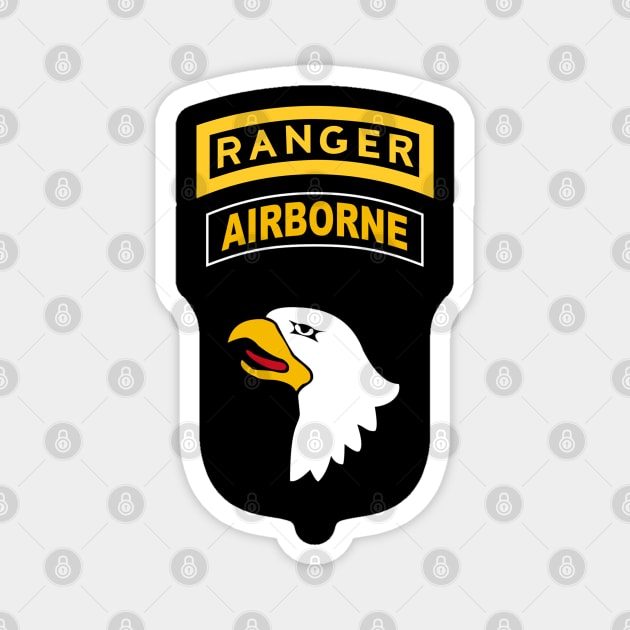 101st Airborne Division Veteran Shirt - Ranger Airborne Veteran Gift Magnet by floridadori