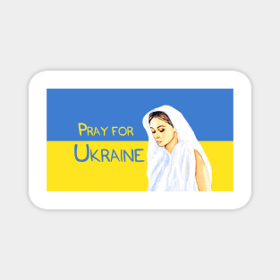 Pray for Ukraine Magnet