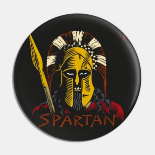 Spartan Warrior Pin