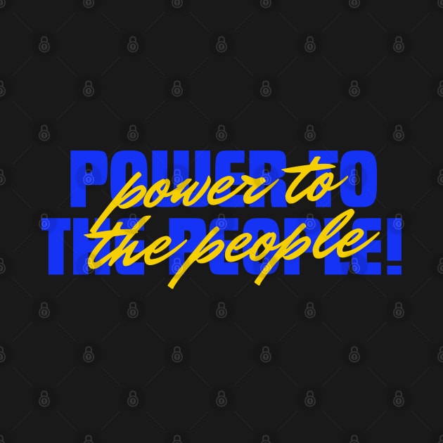 Empowering Activism: Power to the People by NotUrOrdinaryDesign