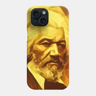 Frederick Douglass Golden Portrait | Frederick Douglass Artwork 10 Phone Case