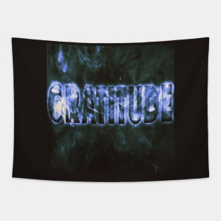 GRATITUDE | COOL TYPOGRAPHY ART Tapestry