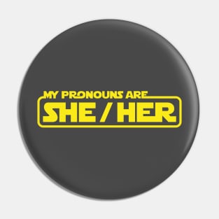 pronouns she her Pin