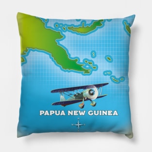 papua new guinea map Pillow