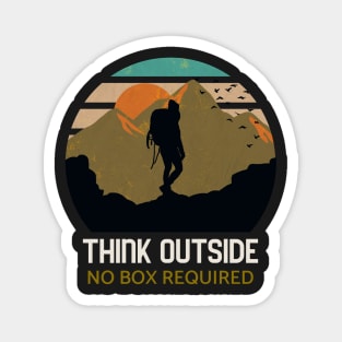 Think outside no box required Magnet