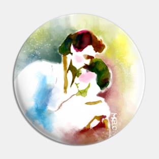 Ballet dancer and ballerina Pin