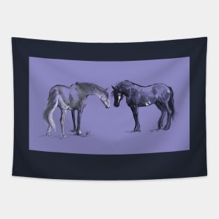 Two Horses Tapestry