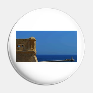 Watchtower and Lighthouse. Valetta, Malta Pin