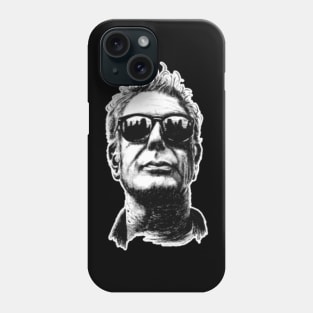 Anthony Bourdain Retro Black Phone Case