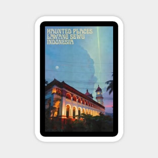 Haunted Places Lawang Sewu Indonesia Art Nouveau Magnet