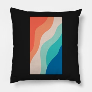 Abstract color pattern Pillow